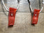 G3 Targa telemark ski bindings w/ extra parts red large