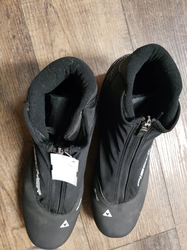 Fischer XC pro cross country ski boots zip EU44 men 10.5