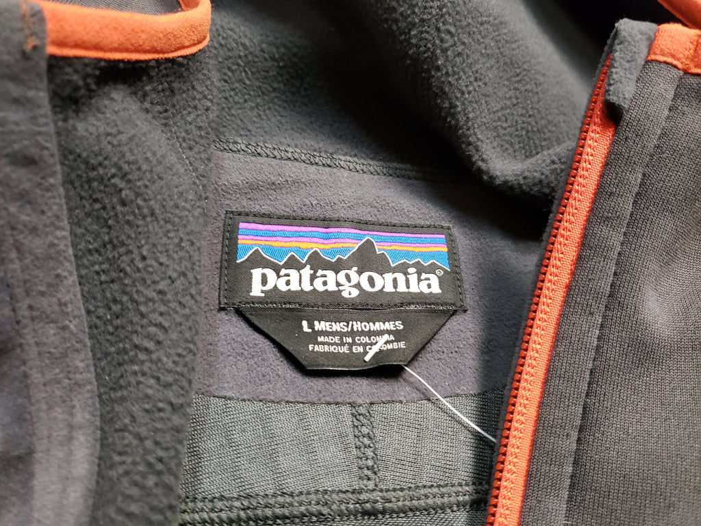 Patagonia Dual Aspect quilted fleece Hoody Polartech Power Dry jacket men large