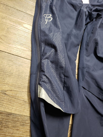 Bjorn-Daehlie XC ski warm up full zip pants wind panels women medium