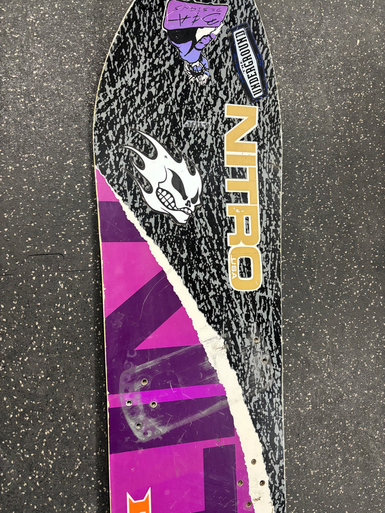 Nitro Pyro Old School Carving Snowboard, 161cm – The Extra Mile Outdoor Gear & Bike Nitro Pyro Old School Carving Snowboard, 161cm – The Extra Mile Outdoor Gear & Bike