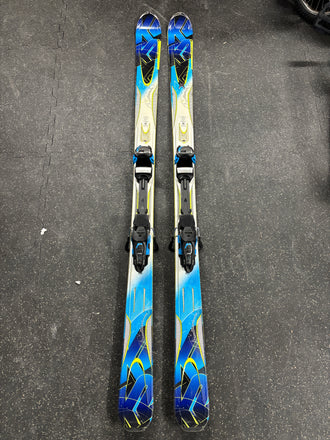 K2 Aftershock All Mountain Skis, 181cm  Older Marker MX 14 Bindings