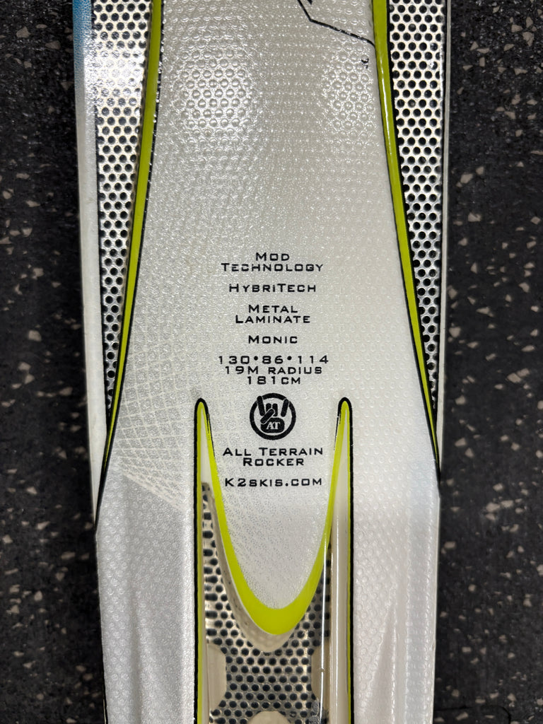 k2 aftershock skis K2 Aftershock All Mountain Skis, 181cm Older Marker MX 14 Bindings, SE – The Extra Mile Outdoor Gear & Bike