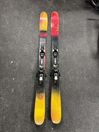 Line Sick Day Shorty Skis, 162cm, Older Atomic XTE Bindings