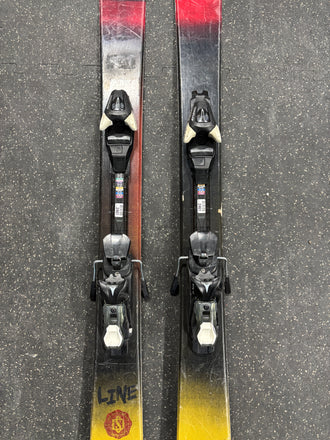 Line Sick Day Shorty Skis, 162cm, Older Atomic XTE Bindings