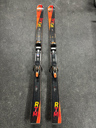 Volkl RTM 81 All Mountain Rocker Skis, 177cm, Older Marker Bindings