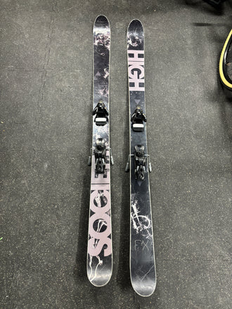 High Society FX Twin Tip Freeride Skis, 183cm, Older Salomon Sth Bindings