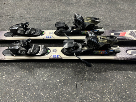 Salomon Enduro LX750R all mountain rocker skis, 152cm, Older Salomon Bindings
