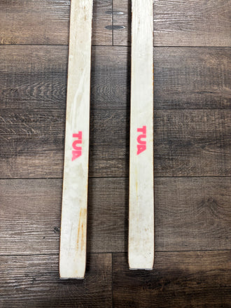 Vintage Chouinard/TUA Expresso Telemark Skis, 204 cm, Black Diamond Bindings