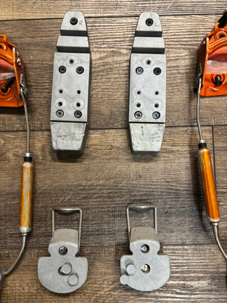 Voile Hardwire telemark ski bindings w/ risers/heel plates