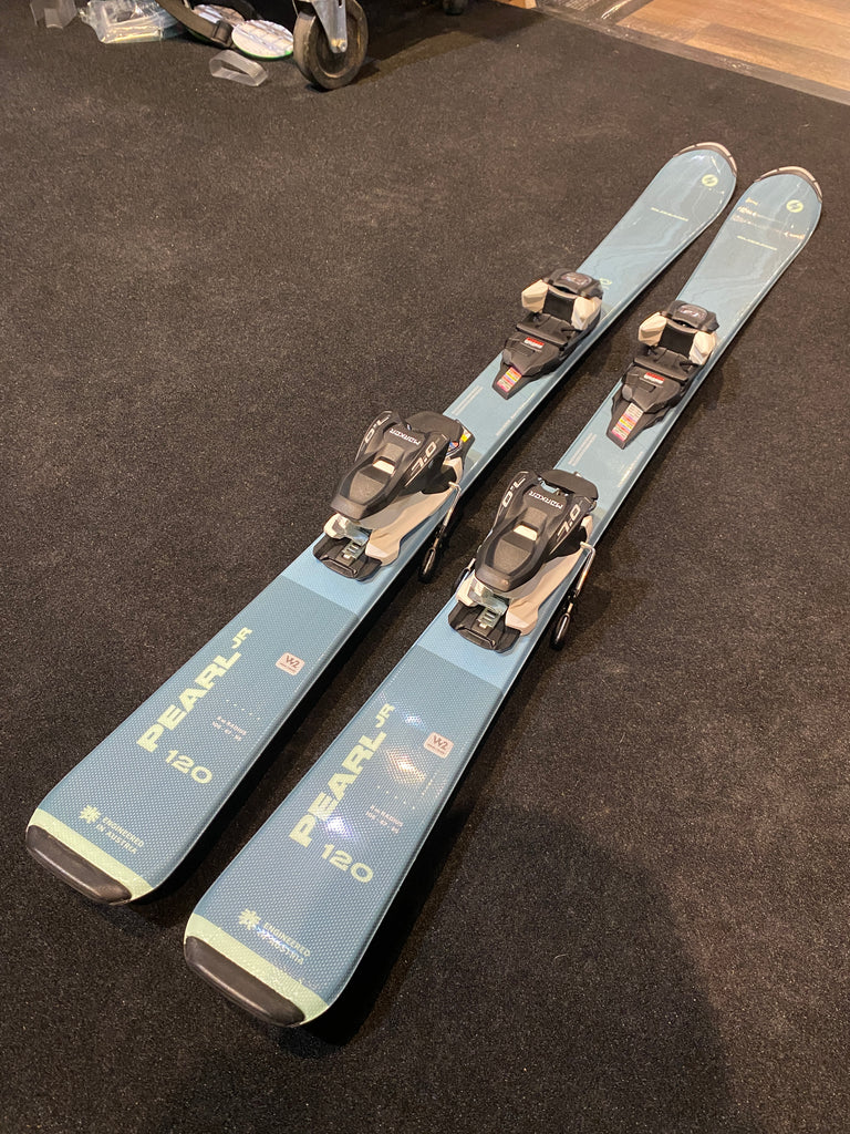 Blizzard Pearl Jr Youth Skis, 120cm, Marker Bindings