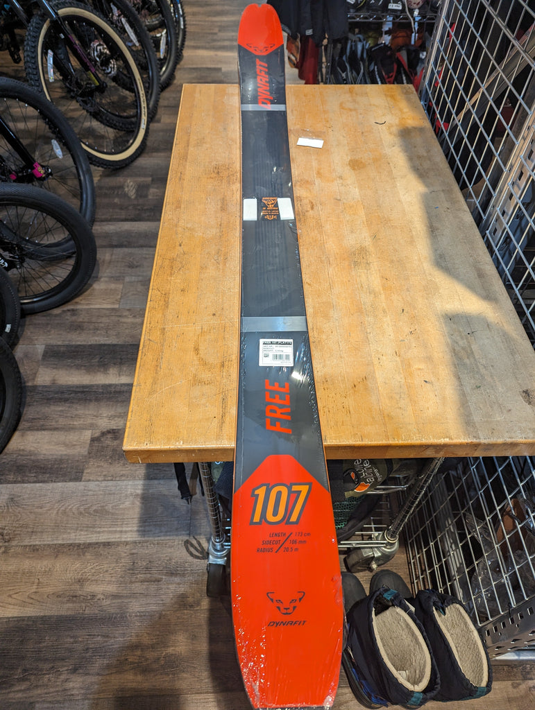 Dynafit Free Ski 107 Touring Skis, Men, 181cm, Black/Orange