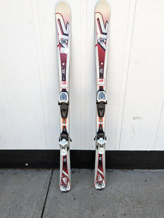 K2 Amp Youth Skis, 136cm, Marker Bindings