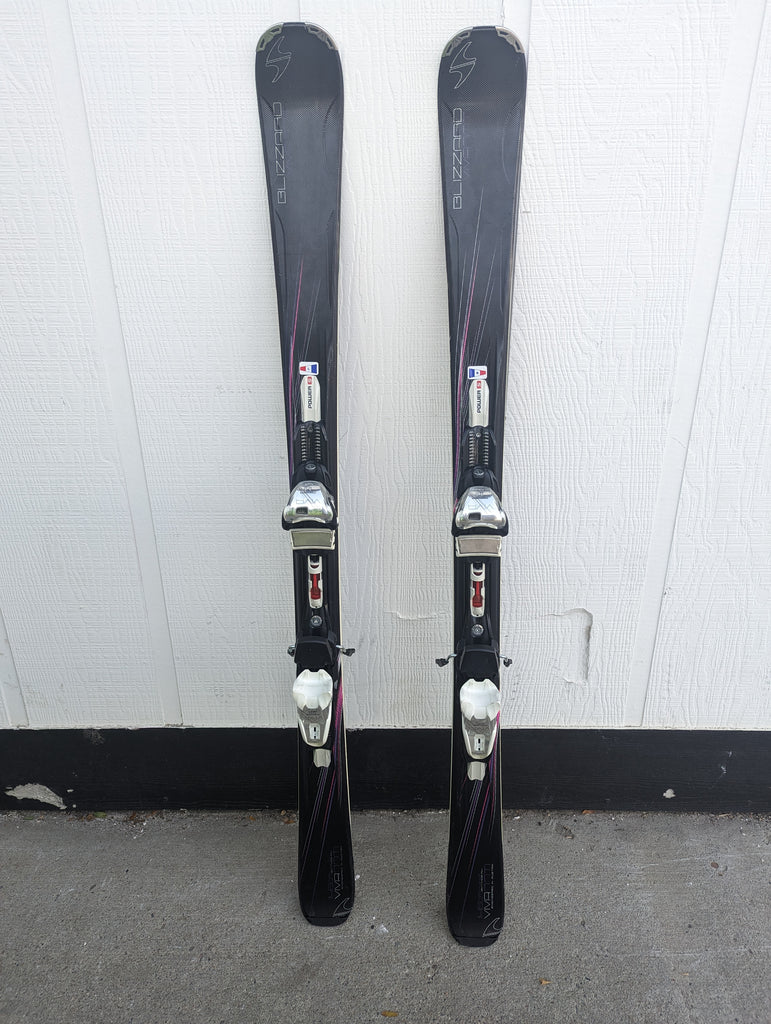 Blizzard Viva 77 Ti Downhill Skis, 146cm w/ Demo Style Bindings, Good Condition