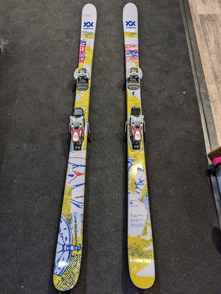 Volkl Revolt 81 twin tip Skis, 178cm, Atomic Warden MNC Bindings