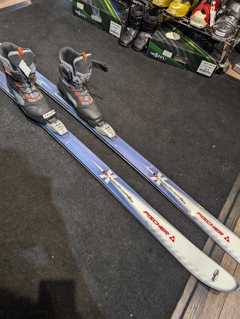 Fischer OuttaBounds 185cm Backcountry XC Skis w/ Matching boots men 8.5