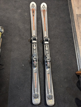 177cm Volkl Grizzly Skis, Older Marker Wideride iPT Bindings