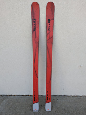 Miller SR87 Tour Skis, 171cm, flats/NO BINDINGS, Red/Black