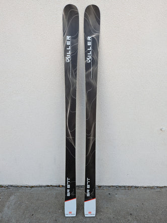 Miller SR87 Tour Skis, 171cm, flats/NO BINDINGS, Grey/Black