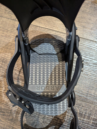 Arbor Acacia Snowboard Bindings, Women S/M, Black