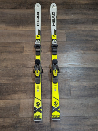 Head I.GS RD Team World Cup Rebels skis, 152cm, with Head Evo AC 9 Bindings