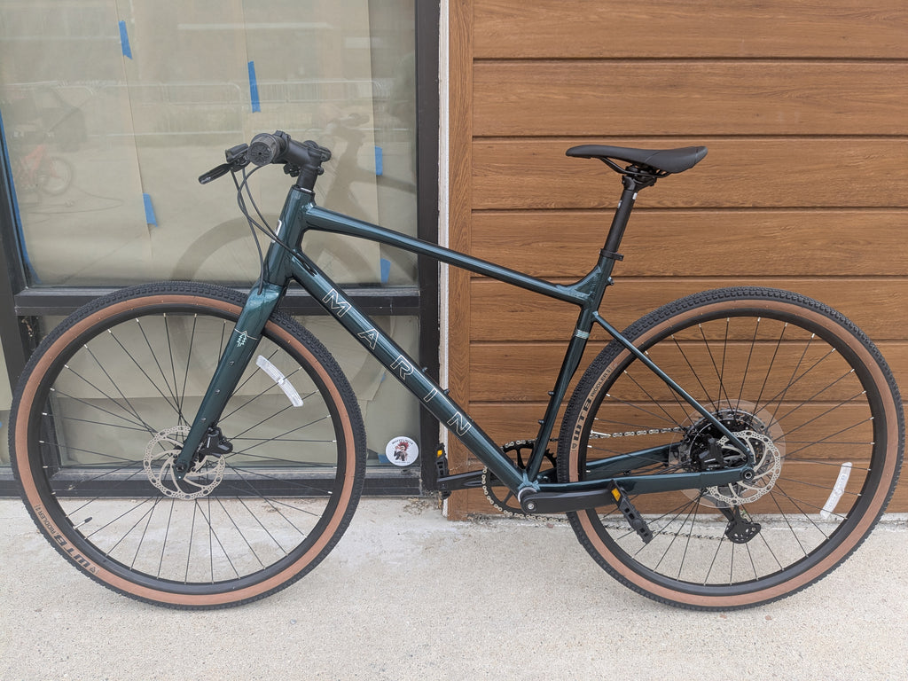 marin flat bar gravel bike Marin DSX 1 Flat-Bar Gravel Bike, Green, Large – The Extra Mile Outdoor Gear & Bike