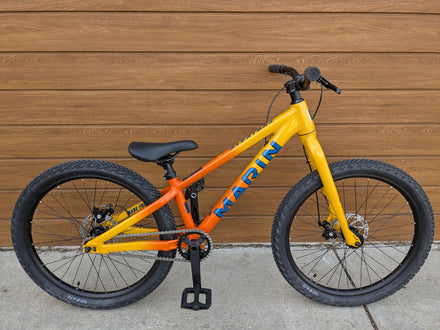 Marin Alcatraz Jr 24" Rigid Dirt Jumper Bike, Yellow/Orange Fade