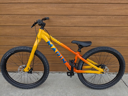 Marin Alcatraz Jr 24" Rigid Dirt Jumper Bike, Yellow/Orange Fade