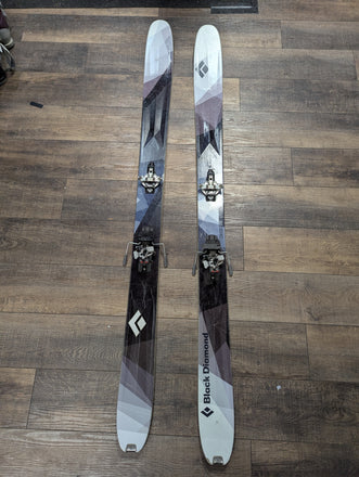 Black Diamond Convert Backcountry Ski Set Up, 172cm, Dynafit Radical Bindings