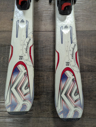 K2 Comanche All Mountain Rocker Skis, 160cm, Older Marker Bindings, SEE NOTES