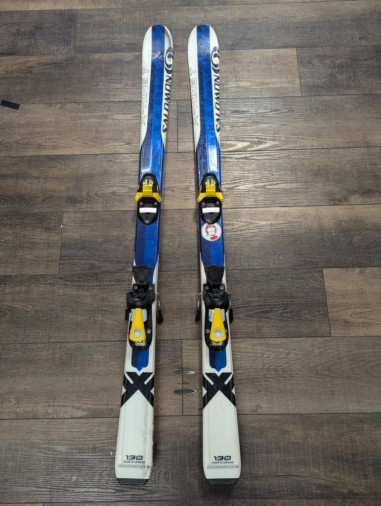 salomon all mountain ski Salomon X Wing T All Mountain Kids Skis, 130cm, Older Salomon Bindings, SEE NOTES