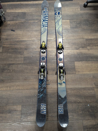 Armada ARV All Mountain Skis Twin Tip Skis, 185cm, Older Salomon Bindings