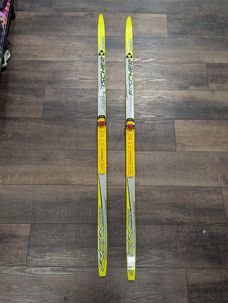 Fischer RCR Skatecut Cross Country Skate Skis, 142cm, SNS Profil bindings