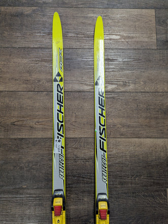 Fischer RCR Skatecut Cross Country Skate Skis, 142cm, SNS Profil bindings