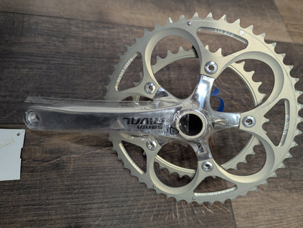 Sram Rival Road Bike Double Crankset, 110bcd, 175mm, GXP, Silver