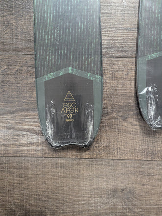 Rossignol Escaper 97 Nano Backcountry Skis, 161cm, flats/NO BINDINGS, Black/Teal RTL $800