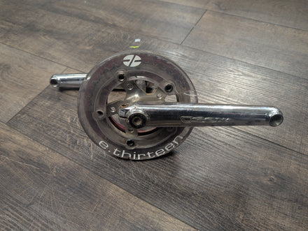 Kona 3 Piece BMX Style Crankset, Chrome, 175mm