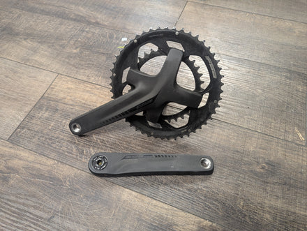 FSA Omega Road Bike Double Crankset, 120/90bcd, 175mm, 24mm Spindle