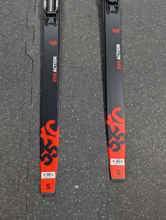Rossignol Evo Action 55 R Skin Cross Country Skis, Waxless, NNN, 165cm, RTL $299