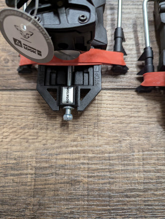 Dynafit Rotation Bindings, ST 10, Silver Rental Plate, 105mm Brake Width