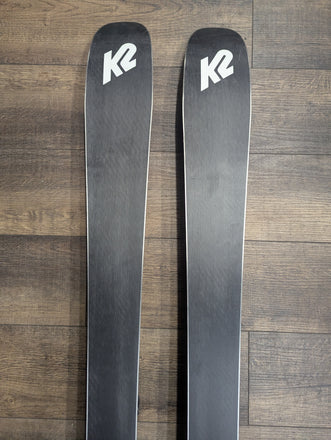 K2 Mindbender RX 85 all mountain rocker skis, Grip Walk bindings, 163cm