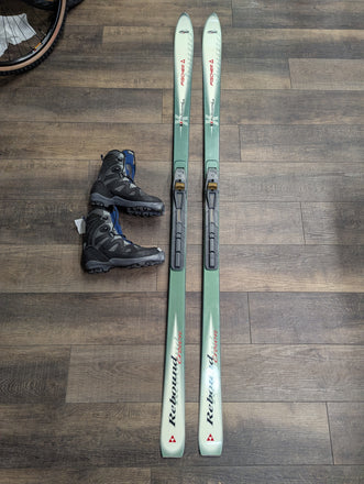 Fischer BCX ReBound 179cm Backcountry XC Skis w/ Matching boots men 41