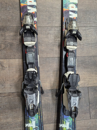 Axis Typhoon All Mountain Skis, 145cm, Older Marker Bindings SEE NOTES