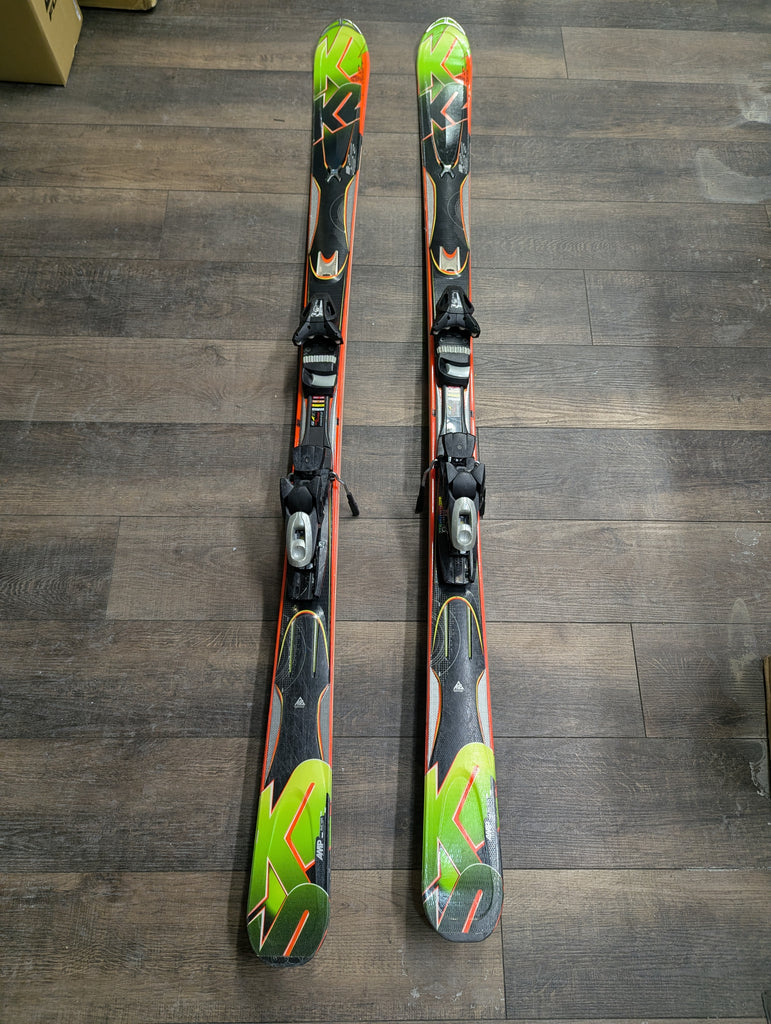 k2 all mountain ski Comanche Rocker Skis, 160cm, Older Marker Bindings, SEE NOTES At arguably one of the most versatile widths in the Mindbender family 2027 K2 Reckoner KF all-mountain