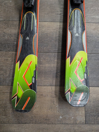 K2 AMP Rictor All Mountain Skis, 181cm, Older Tyrolia Bindings SEE NOTES