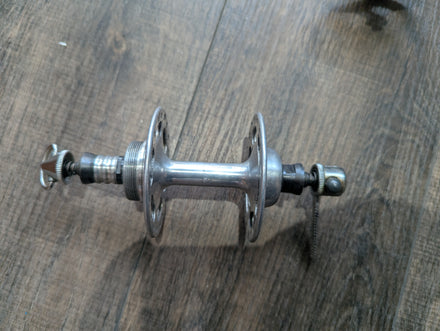 Vintage Campagnolo Record Road Bike Rim Brake Hubset, Freewheel 126mm/100mm