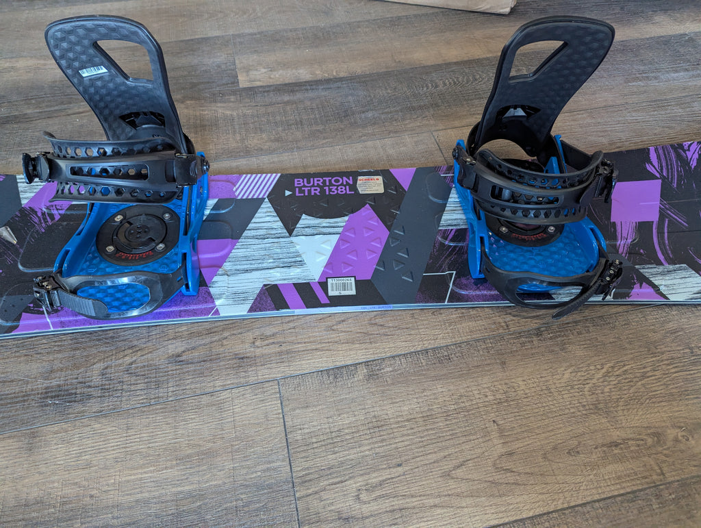Burton LTR Snowboard w/ Bindings, 138cm – The Extra Mile Outdoor Gear & Bike