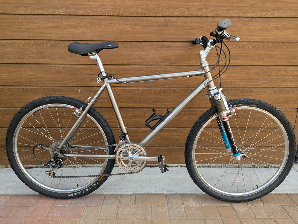 gary fisher mountainbike Vintage Gary Fisher Prometheus Titanium Mountain Bike, 19" – The Extra Mile Outdoor Gear & Bike
