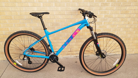 Marin Bobcat Trail 3 29er Hardtail Mountain Bike, Blue/Pink