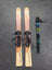 Whitewoods Outlander Snowshoe Skis, 139cm w/Universal Bindings, Telescopic Poles
